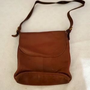 Women Vintage Brown Leather Bag